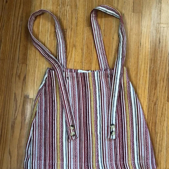 NWT Urban Outfitters striped jumper overall skirt size S - Picture 10 of 11